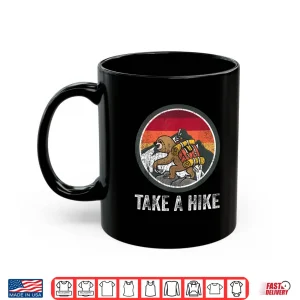 Mug Take A Hike Retro Hiker Sloth Hiking Trekking Fun Kids Boys Shirt