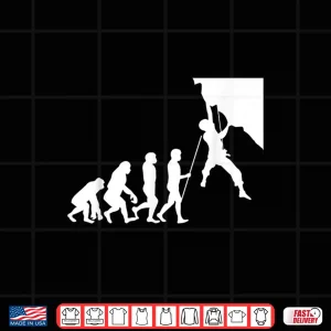 Design Climb Evolution Climbing Bouldering Hiking Trekking gift Shirt