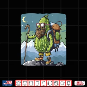 Design Funny bearded Pickle for hiking and trekking Adventures Shirt