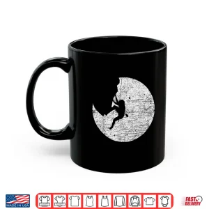 Mug Moon Climb Climbing Trekking Climber Bouldering Boulder gift Shirt