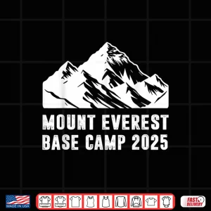 Design Mount Everest Base Camp 2025 Everest Trekking Shirt