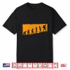 Retro Evolution Hiking Hiker   Trekking Mountains Hike Shirt