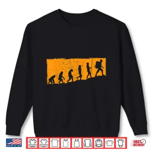 Sweatshirt Retro Evolution hiking hiker Trekking mountains hike Shirt