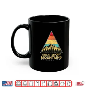 Mug Retro Triangle Great Smoky Mountains Shirt