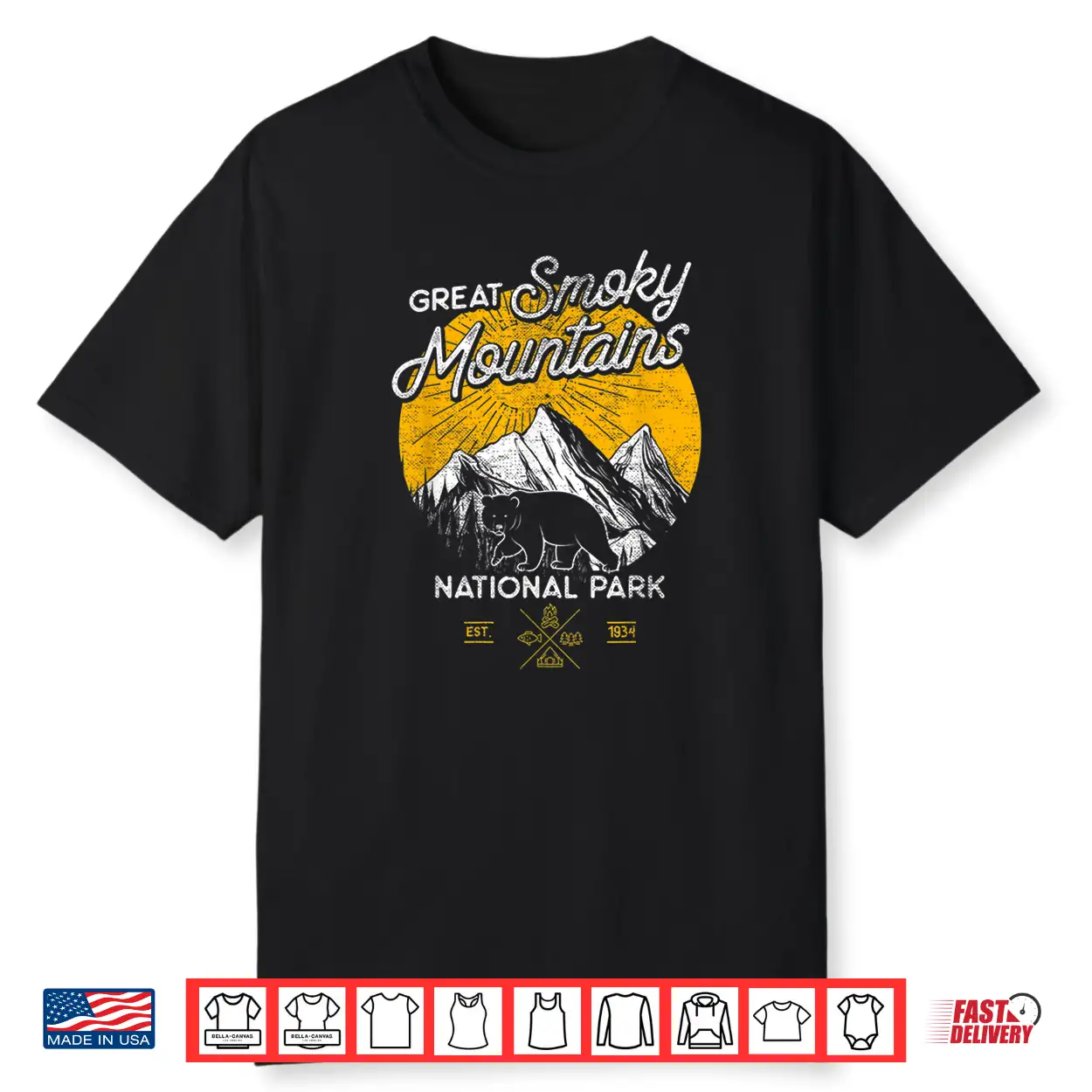 Sunset Great Smoky Mountains Shirt Sunset Great Smoky Mountains Shirt