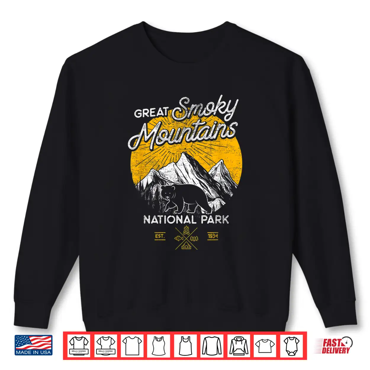 Sunset Great Smoky Mountains Shirt Sunset Great Smoky Mountains Shirt
