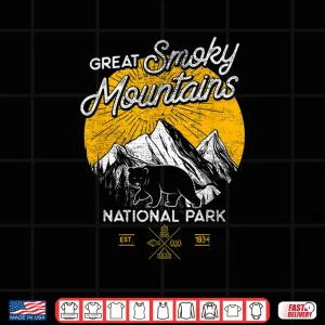 Sunset Great Smoky Mountains Shirt 4 Design Sunset Great Smoky Mountains Shirt