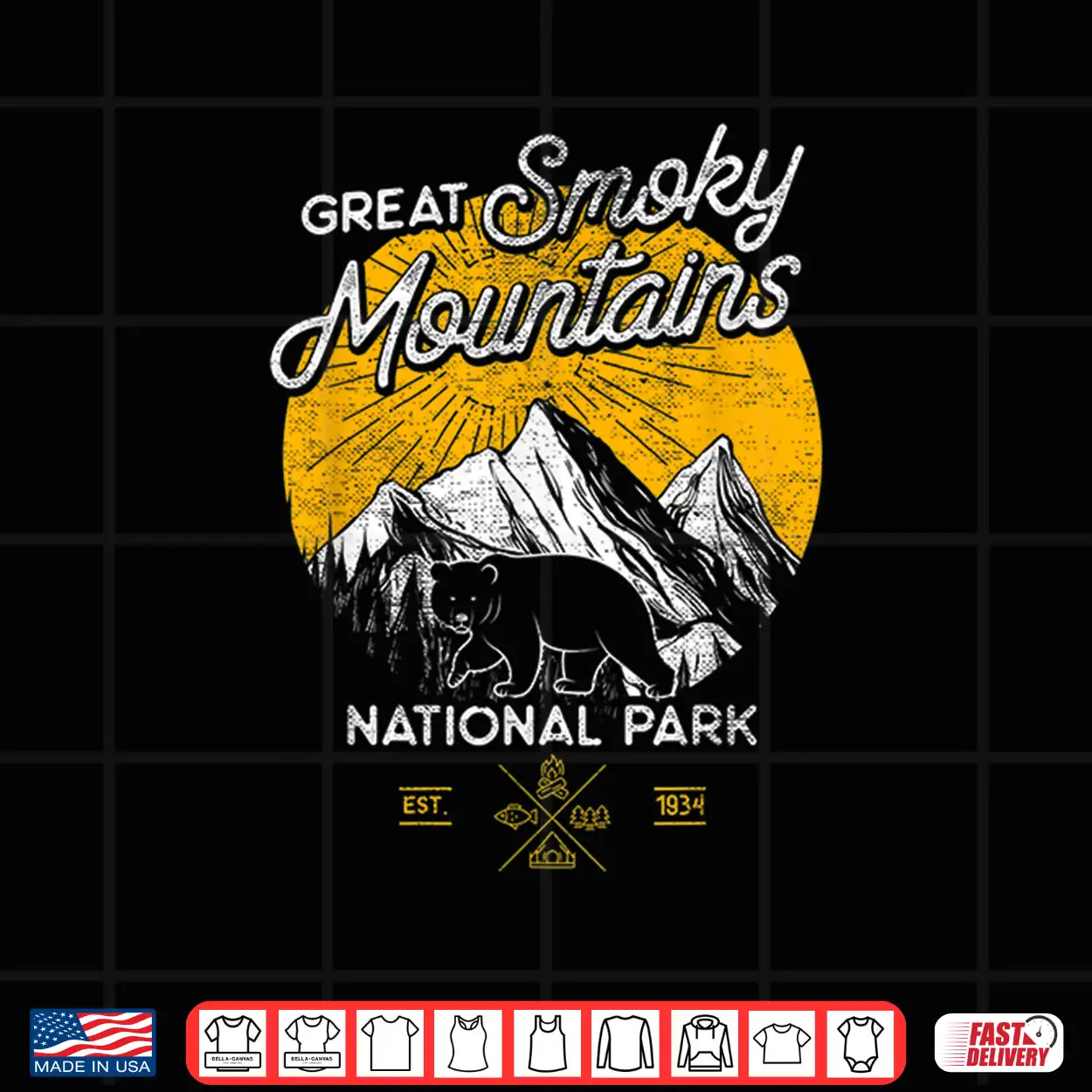 Sunset Great Smoky Mountains Shirt Sunset Great Smoky Mountains Shirt