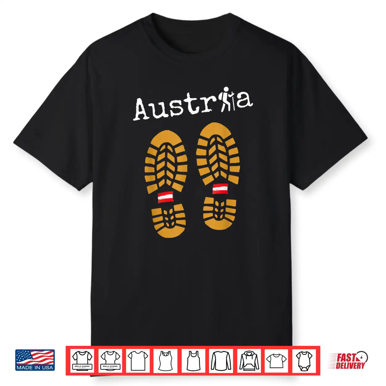 Austria Hiking Trekking Snowshoeing Souvenir Shirt Austria Hiking Trekking Snowshoeing Souvenir Shirt