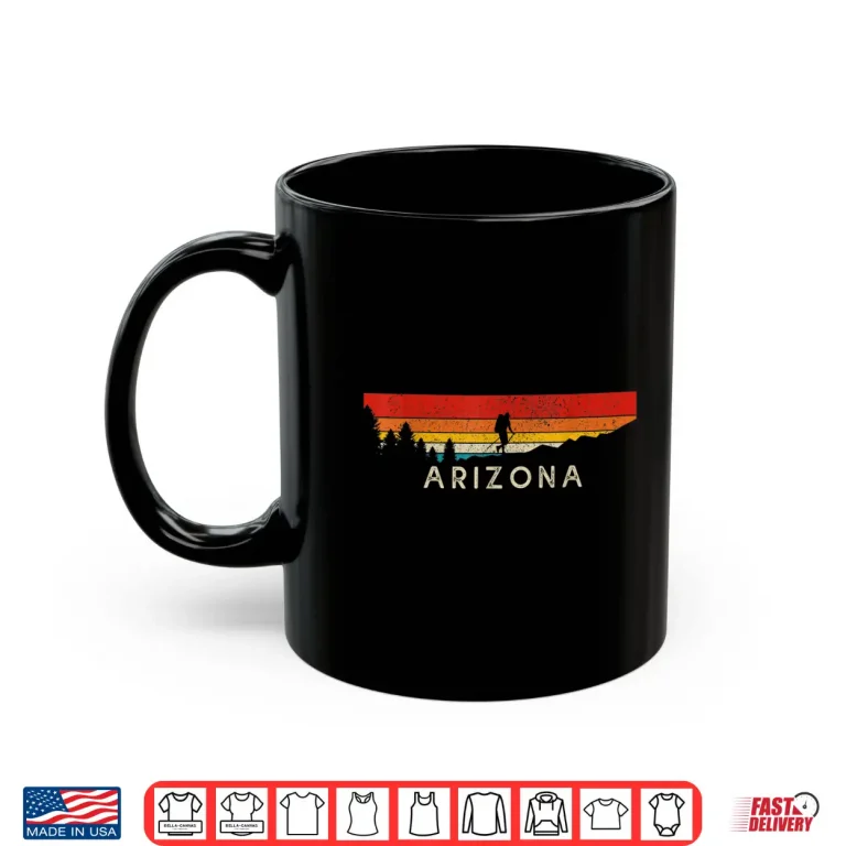 Mug Arizona Hiking Trekking Outdoor Vintage Mountain Hiker Shirt