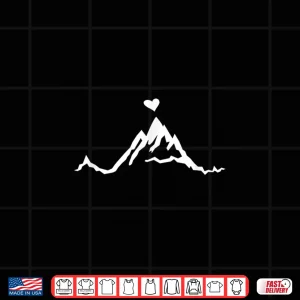 Alpenherz Mountain Heartbeat Alps Trekking Mountain Climbing Shirt 3 Design Alpenherz Mountain Heartbeat Alps Trekking Mountain Climbing Shirt