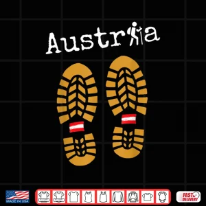 Austria Hiking Trekking Snowshoeing Souvenir Shirt 3 Design Austria Hiking Trekking Snowshoeing Souvenir Shirt