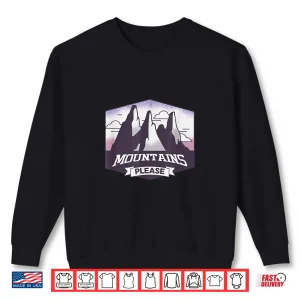 Sweatshirt Camping Mountain Nature Hike Climbing Adventure Climber Gift Shirt