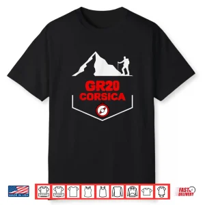 Mens Gr20 Corsica 180 Km 112 Miles Trekking Shirt