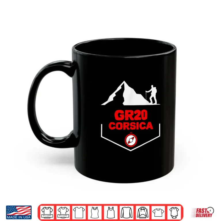 Mug Mens GR20 Corsica 180 KM 112 MILES TREKKING Shirt