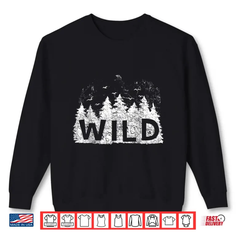 Sweatshirt Mens Wilderness Bushcraft Nature Shirt Trekking Camping Shirt