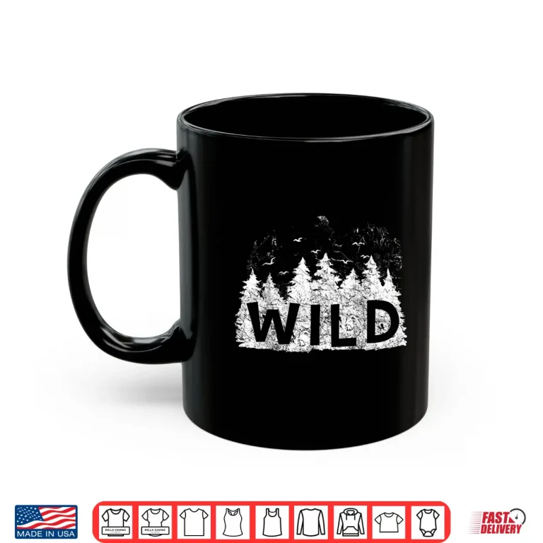 Mug Mens Wilderness Bushcraft Nature Shirt Trekking Camping Shirt