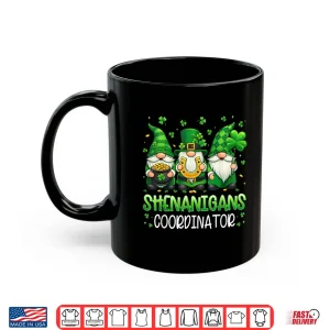 Mug St Patricks Day Shirts Men Women Kids Shamrock Cute Gnomes Shirt