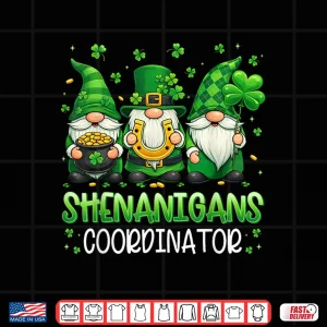 Design St Patricks Day Shirts Men Women Kids Shamrock Cute Gnomes Shirt