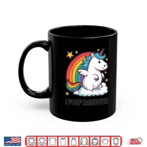Mug I Poop Rainbows Funny Unicorn Rainbow Meme Shirt