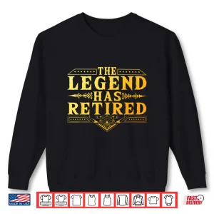 Sweatshirt Retirement Art for Men Women Retired Dad Gag Idea Retirement Shirt