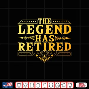 Design Retirement Art for Men Women Retired Dad Gag Idea Retirement Shirt