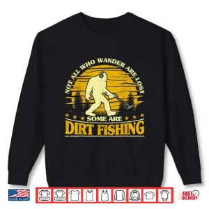 Sweatshirt Bigfoot Dirt Fishing Metal Detecting Funny Metal Detector Shirt