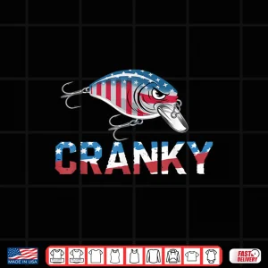 Design Cranky usa crankbait fishing fathers day Shirt