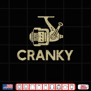 Design Crankbait Fishing Lure Cranky Funny Gift Ideas For Fishing Shirt