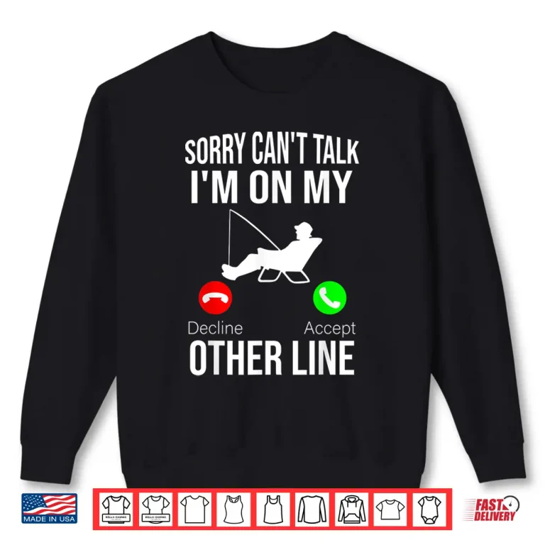 Sweatshirt Funny Fishing Dad Men Funny Reel Cool Fish Bass Fishing Shirt