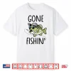 Gone Fishing Shirt Boys Kids Toddler Cute Bass Fishing Shirt