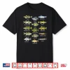 Kids Fish Species Biology Types Of Freshwater Fish Fishing Shirt