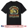 Bass Dad Fishing Jesus Made Me Fisher Of Man Funny Christian Shirt