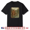 Bigfoot Fishing Men Boys Sasquatch Fishing Distressed Shirt
