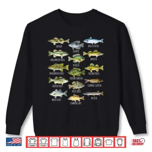 Sweatshirt Kids Fish Species Biology Types Of Freshwater Fish Fishing Shirt