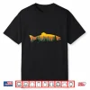 Trout Fly Fishing Outdoor Forest Nature Wildlife Fisherman Shirt