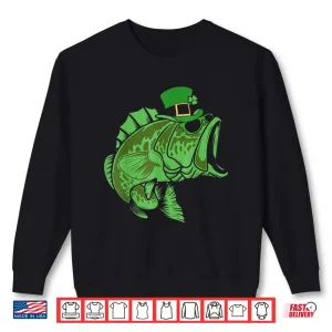 Sweatshirt Fishing St Patricks Day Irish Lucky Fishing for Men Women Shirt