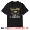 Funny Bass Fishing Retirement Graphic Women Men Fishermen Shirt