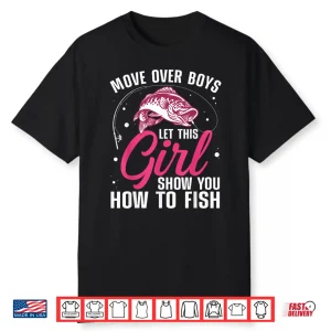 Funny Fishing Design For Girls Women Fisherman Fishing Lover Shirt