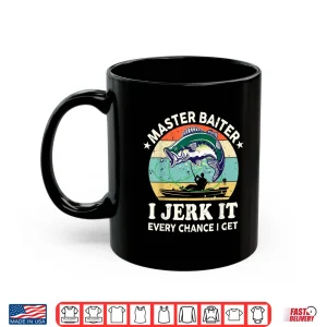 Mug Master Baiter Kayak Fishing Shirt Dad Grandpa Bass Fish Shirt