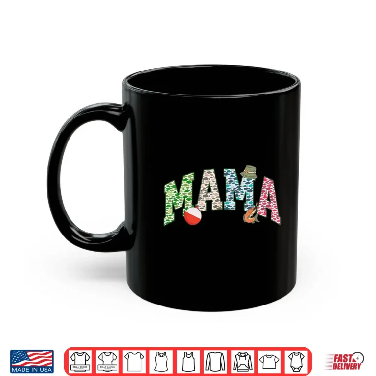 Mug Mama of The Big One Fishing O Fish Ally 1st Birthday Family Shirt