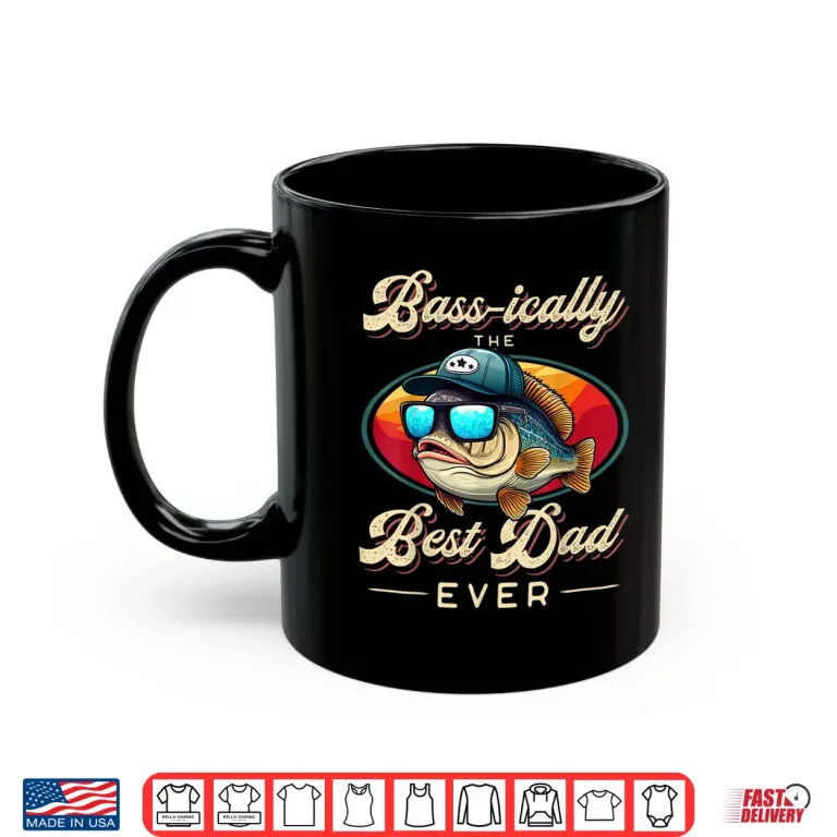 Mug Mens Funny Fishing Fathers Day Dad Fisherman Birthday Graphic Shirt