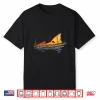 Back Print Tailing Redfish   Red Drum Fish   Redfish Tail Shirt