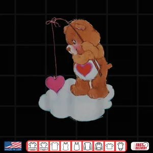Design Care Bears Tenderheart Bear Love Fishing Shirt