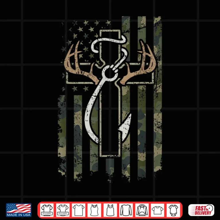 Hunting Fishing Faith Christian Hunter Fisherman Camo Usa Shirt 4 Design Hunting Fishing Faith Christian Hunter Fisherman Camo USA Shirt