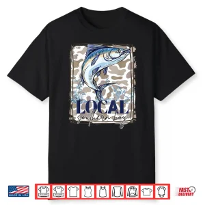 Local Southern Boy Fishing Camouflage Old Camo Shirt