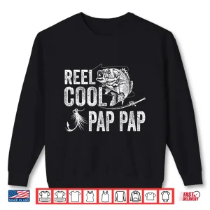 Sweatshirt Mens Reel Cool Pap Pap Shirt Fishing Fathers Day Gifts Shirt