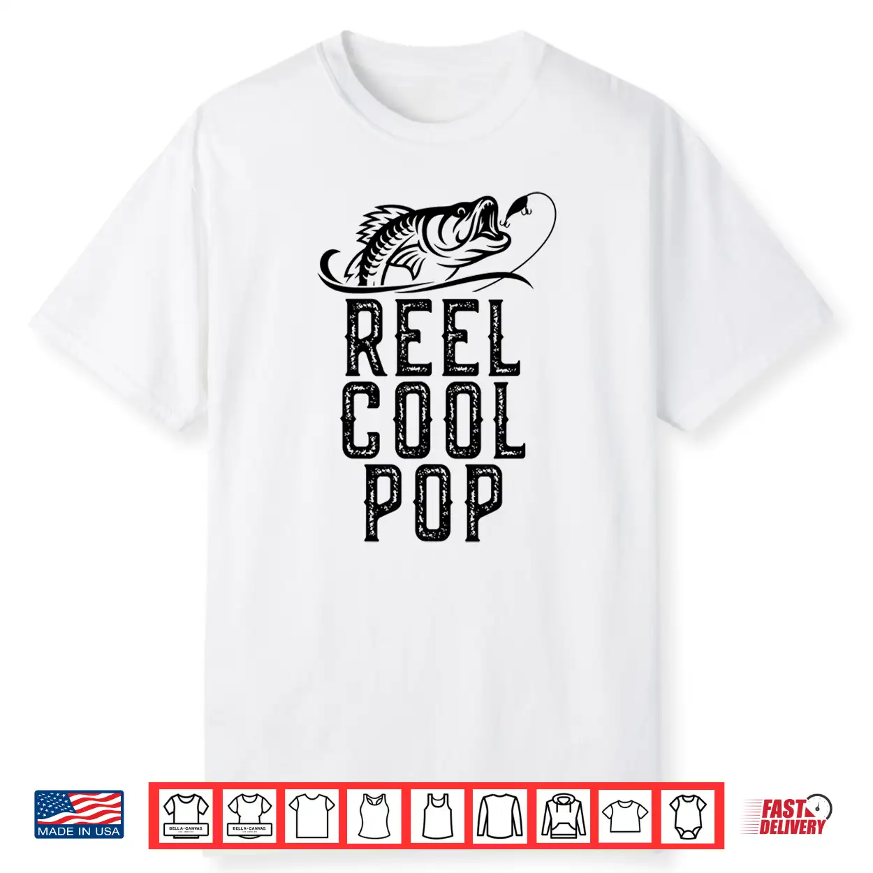 Reel Cool Pop Fishing Gift Funny Shirt Christmas Shirt Reel Cool Pop Fishing Gift Funny Shirt Christmas Shirt