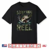 Youth Fishing Shirt Keeping It Reel Boy Largemouth Bass Camo Shirt