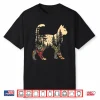 Boho Cat Plants Forest Nature Wildflower Hiking Camping Shirt